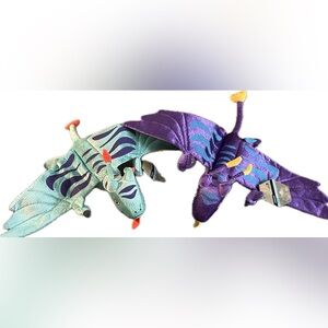2 Disney Parks Pandora World of Avatar Banshee Plush Toys